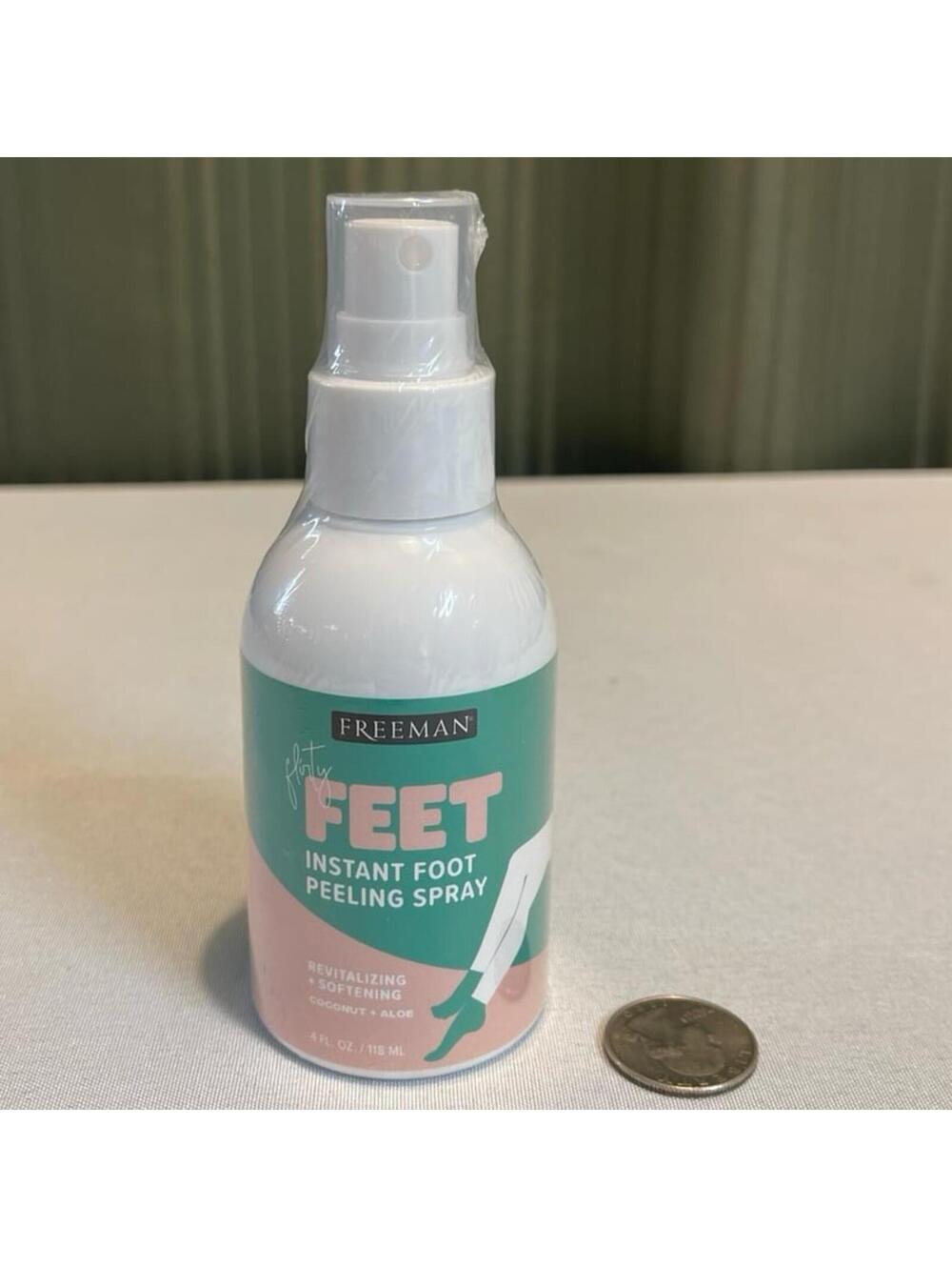 New -Freeman Flirty Feet Instant Foot Peeling Spray
